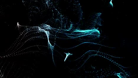 animation---particles-are-flying-slowly-on-a-black-background.--3d-rendering