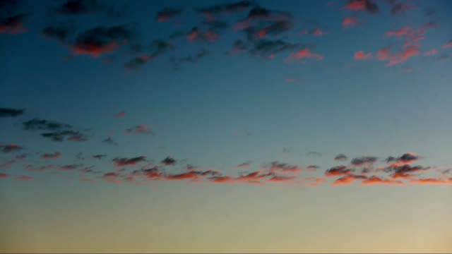 Clouds-at-sunset-dissolve-and-leave