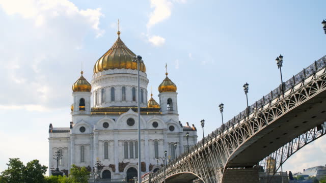 Moscú:-Catedral-de-Cristo-la-visión-del-Salvador-del-río