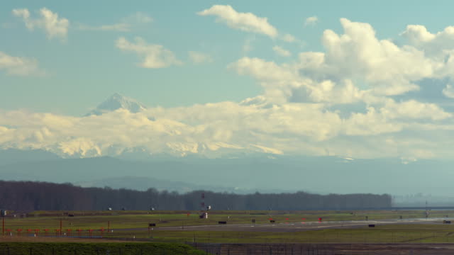 Time-lapse-de-Portland-Airport