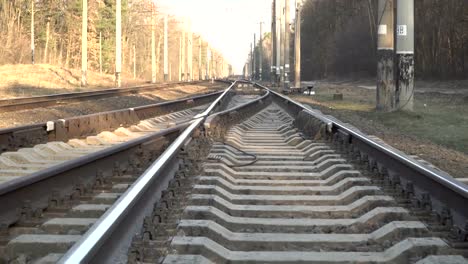 Railway.-Railway-rails-for-trains