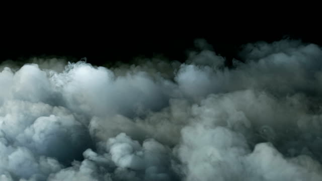 Wolken-in-schwarzem-Hintergrund