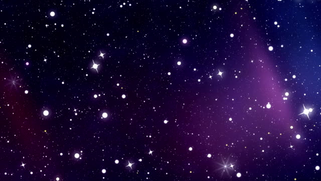 Nachthimmel-mit-vielen-hellen-Sternen-drehen