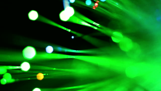 Close-up-of-colorful-fiber-optics