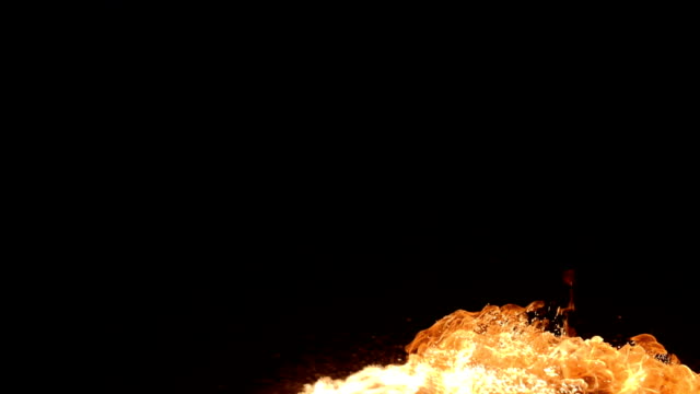 Real-fire-flame-in-slowmotion,-shooting-with-high-speed-camera.