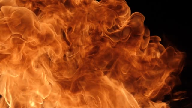 Fire-explosion-in-slowmotion,-shooting-with-high-speed-camera.