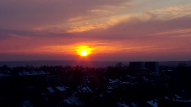 Sunset-in-Kaunas-Timelapse