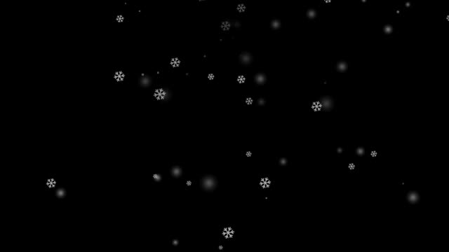 CG-Schnee-fallen-auf-schwarzem-Hintergrund.