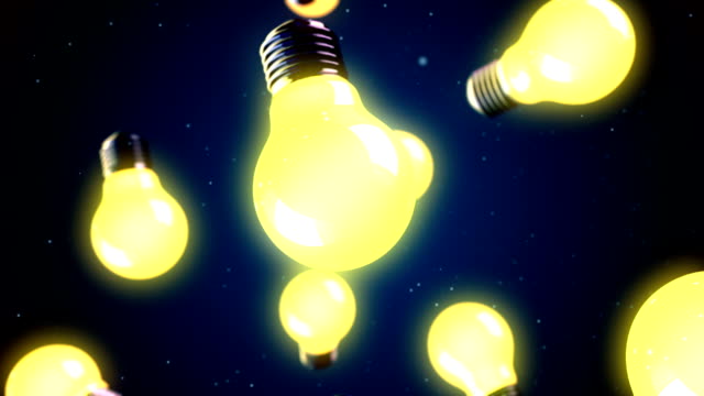 Abstract-CGI-motion-graphics-and-flying-bulbs