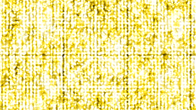 Abstracta-geométrica-círculo-punto-perspectiva-vista-color-oro-brillante-patrón-fondo-panorámica-en-movimiento,-animación-bucle-sin-fisuras-4K