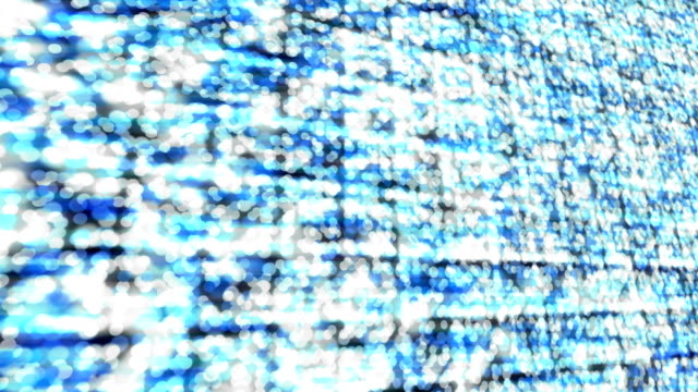 Perspectiva-de-punto-de-círculo-geométrico-abstracto-Ve-el-color-azul-que-brilla-intensamente-patrón-fondo-panorámica-en-movimiento,-animación-bucle-sin-fisuras-4K