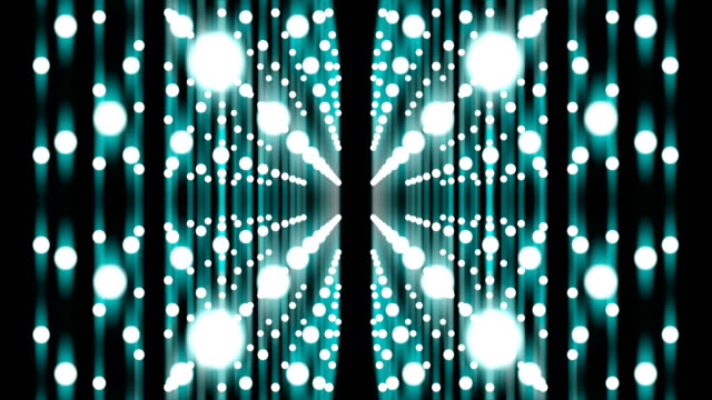 Abstrakte-geometrische-Circle-Dot-blau-leuchtende-Muster-Hintergrund-vergrößern-bewegen,-nahtlose-Schleife-Animation-4K
