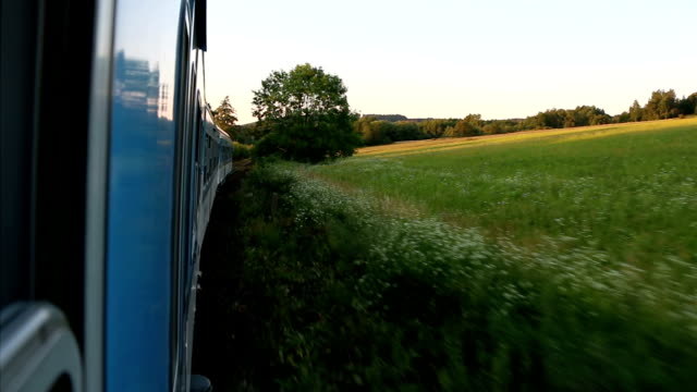 View-from-window-on-train-going-forward-near-field