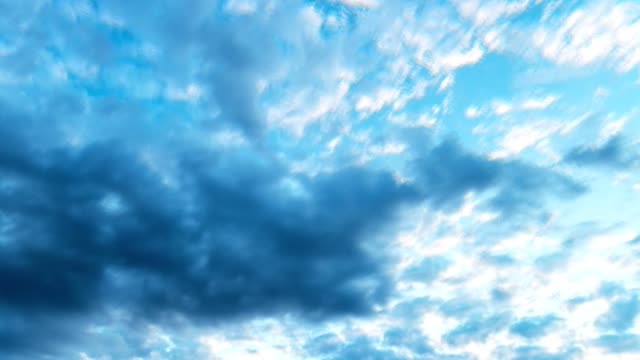 Zeitraffer-Fotografie-von-Himmel,-Wolken-fliegen