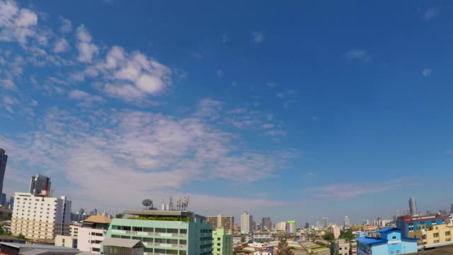 Time-Lapse-Skyline-von-Bangkok,-Thailand