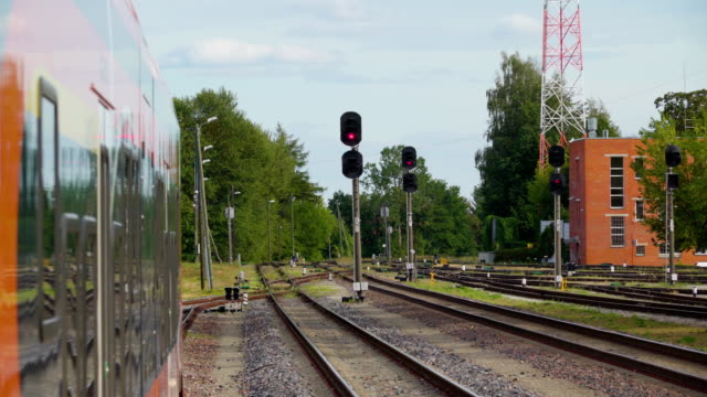 A-traffic-light-on-the-railway-road-in-the-train-station