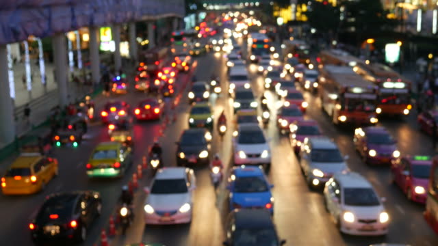 Tráfico-en-la-ciudad-capital-de-Bangkok
