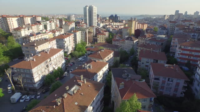 Luftaufnahme-der-städtischen-und-Gebäude-in-Istanbul