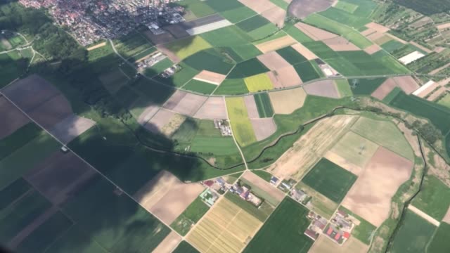 Views-from-an-airplane-flying-over-Germany