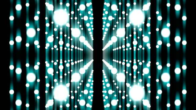 Abstrakte-geometrische-Circle-Dot-perspektivische-Ansicht-blau-leuchtende-Muster-Hintergrund-Schwenken-verschieben,-nahtlose-Schleife-Animation-4K