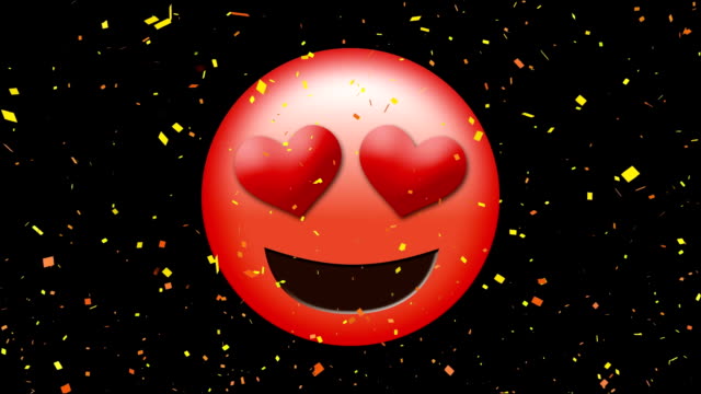 Cara-roja-con-ojos-de-corazón-emoji