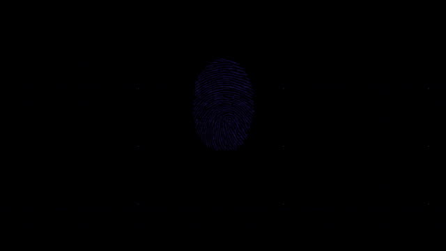 FullHD-Unique-Fingerabdruck-Identität-Kennwort-scan-Hintergrund