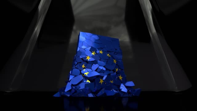Zusammenbruch-der-EU-Europäischen-Union-flag-Euro-Europa-Europäische-4k