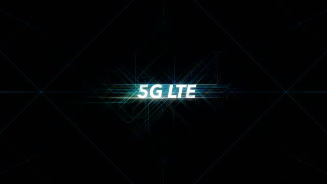 Digitale-Leitungen-Tech-Wort---5G-LTE
