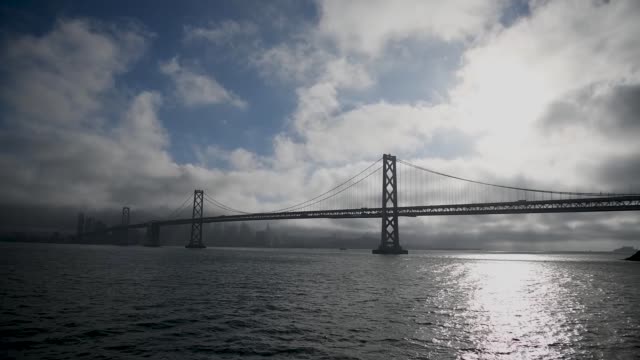San-Francisco-Golden-Gate-Bridge,-vista-desde-el-barco