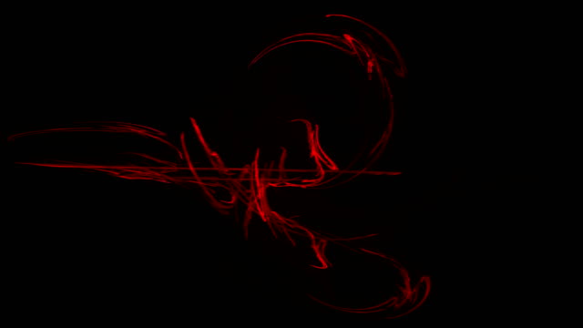 Roten-Kurven-abstrakte-Schleife-Bewegung-Hintergrund