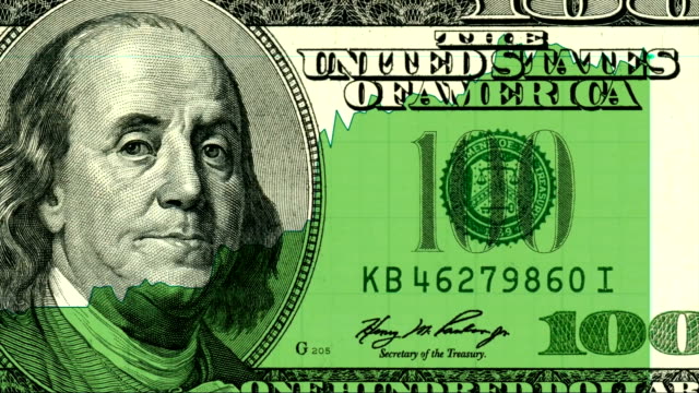 alte-USA-Dollar-steigen.-Amerikas-Wirtschaft-steigen-neue,-einzigartige,-hochwertige-finanzielle-Videomaterial