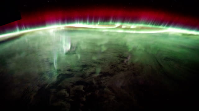 Aurora-Australis-Timelapse-desde-el-espacio