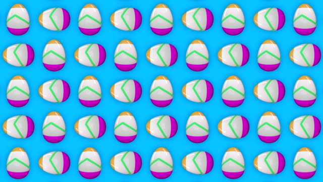 patrón-animado,-huevos-de-Pascua,-metraje-ideal-para-fondos-de-pantalla,-tema-del-período-de-Pascua
