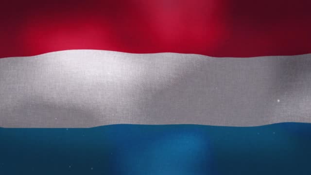 Luxemburger-Nationalflagge-Waving