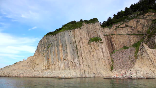 Basalts-rock-on-Kunashir-island