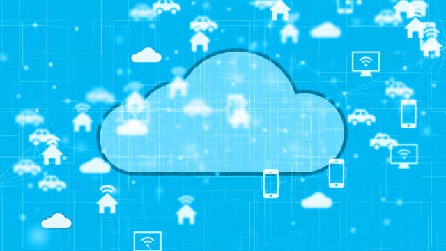 Cloud-computing-Internet-of-things-IoT-fintech-safe-online-data-storage