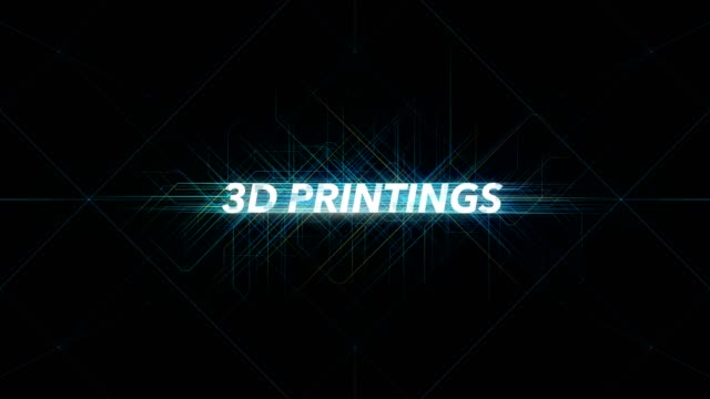 Digital-Lines-Tech-Word---3D-PRINTINGS