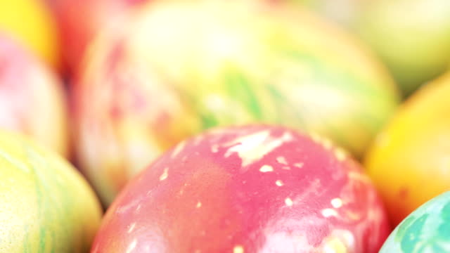 Multi-colored-Easter-eggs