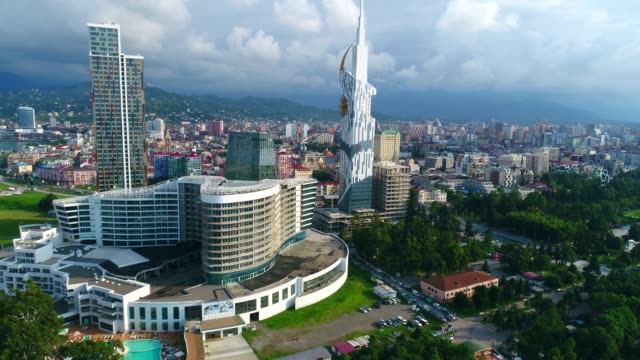 Modern-buildings-of-Batumi-from-above