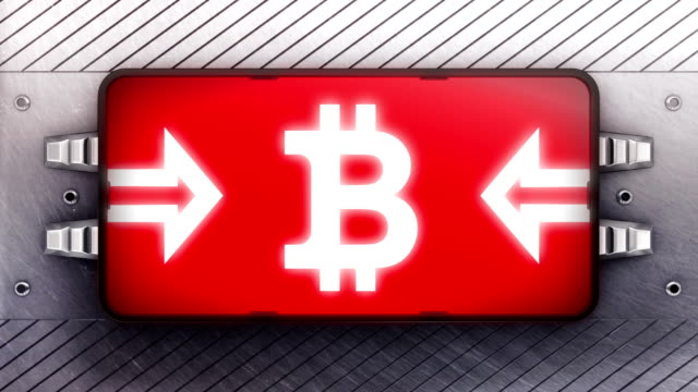 The-bitcoin-icon.-Looping.