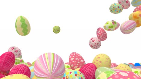 many-colored-easter-eggs-fall-on-white-background