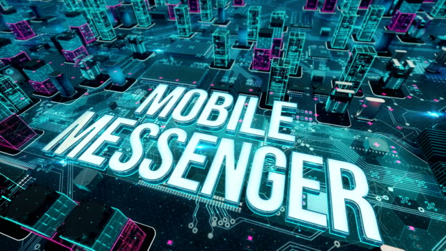 Messenger-móvil-con-el-concepto-de-tecnología-digital