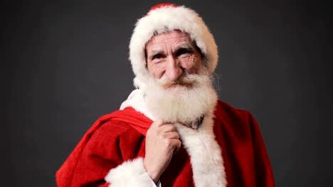 Santa-Claus-Touches-Moustache