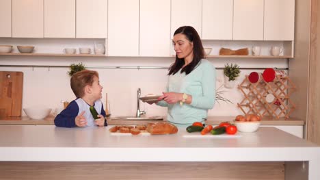Mother-and-son-in-the-kitchen