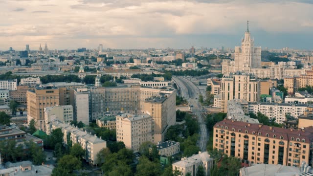 Skyline-der-Stadt-Moskau