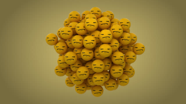 Emoji-gelangweilt-gelb