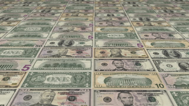 Animierter-Hintergrund,-der-eine-große-Menge-von-US-Dollar-Banknoten-zeigt,-die-durch