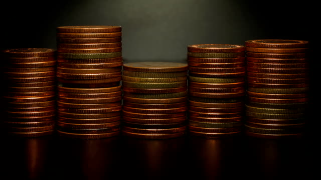 The-Gold-coin-stack--for-business-idea-concept-image