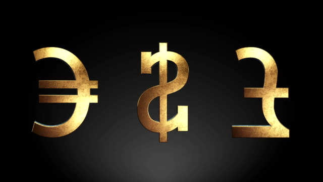 Money-currency-luxury-symbol,-with-alpha-channel