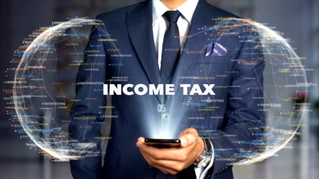 Businessman-Hologram-Concept-Economics---Income-tax